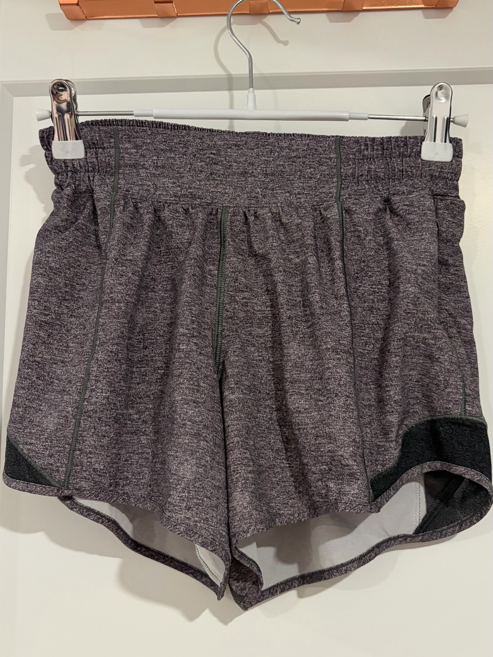 Lululemon Heathered Grey Running Shorts 🩶